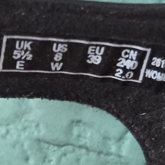 Clarks Unstructured Black Leather Comfort Sandals Block Heel Size 8 - Picture 11 of 12